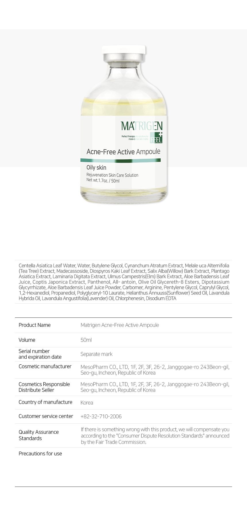 Acne Free Active Ampoule
