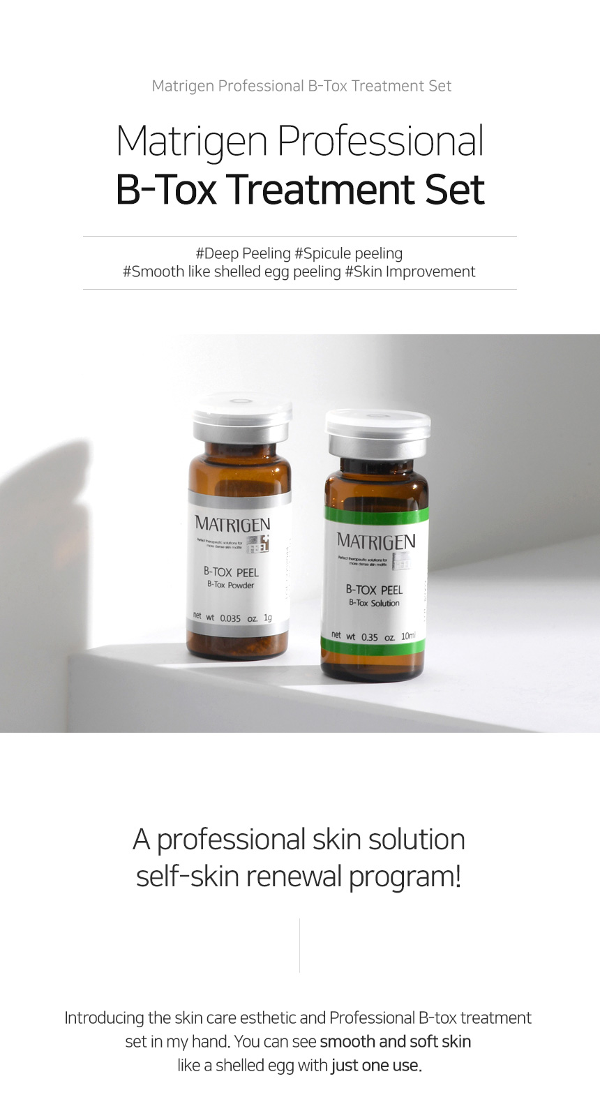 B-Tox Peel Pro.