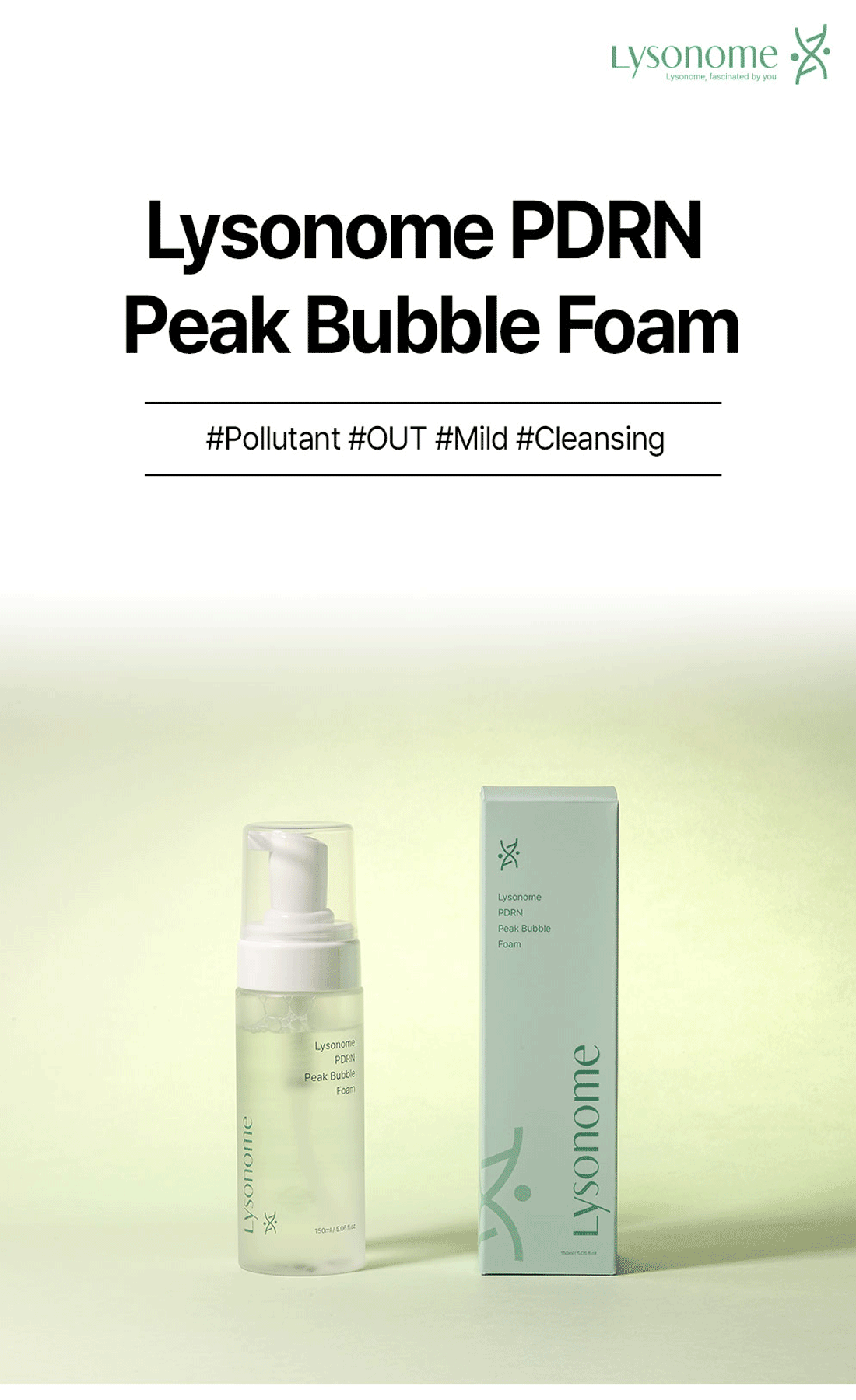 Lysonome PDRN Peak Bubble Foam