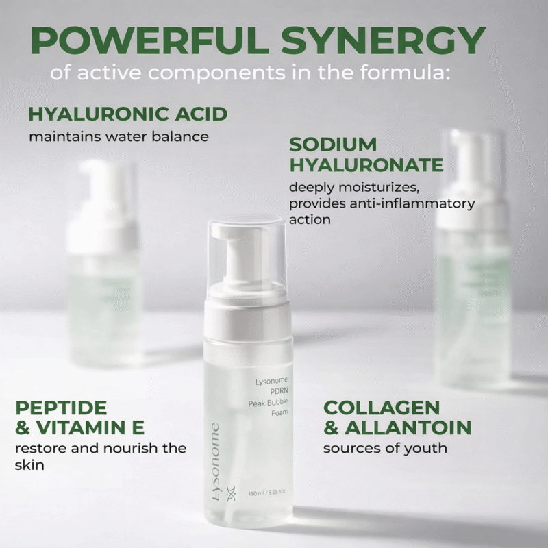 Lysonome PDRN Peak Bubble Foam