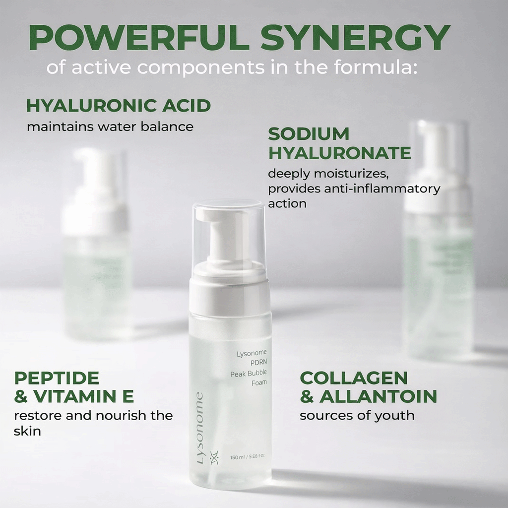 Lysonome PDRN Peak Bubble Foam