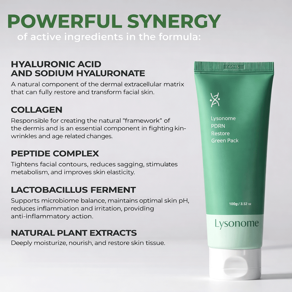 Lysonome PDRN Restore Green Pack