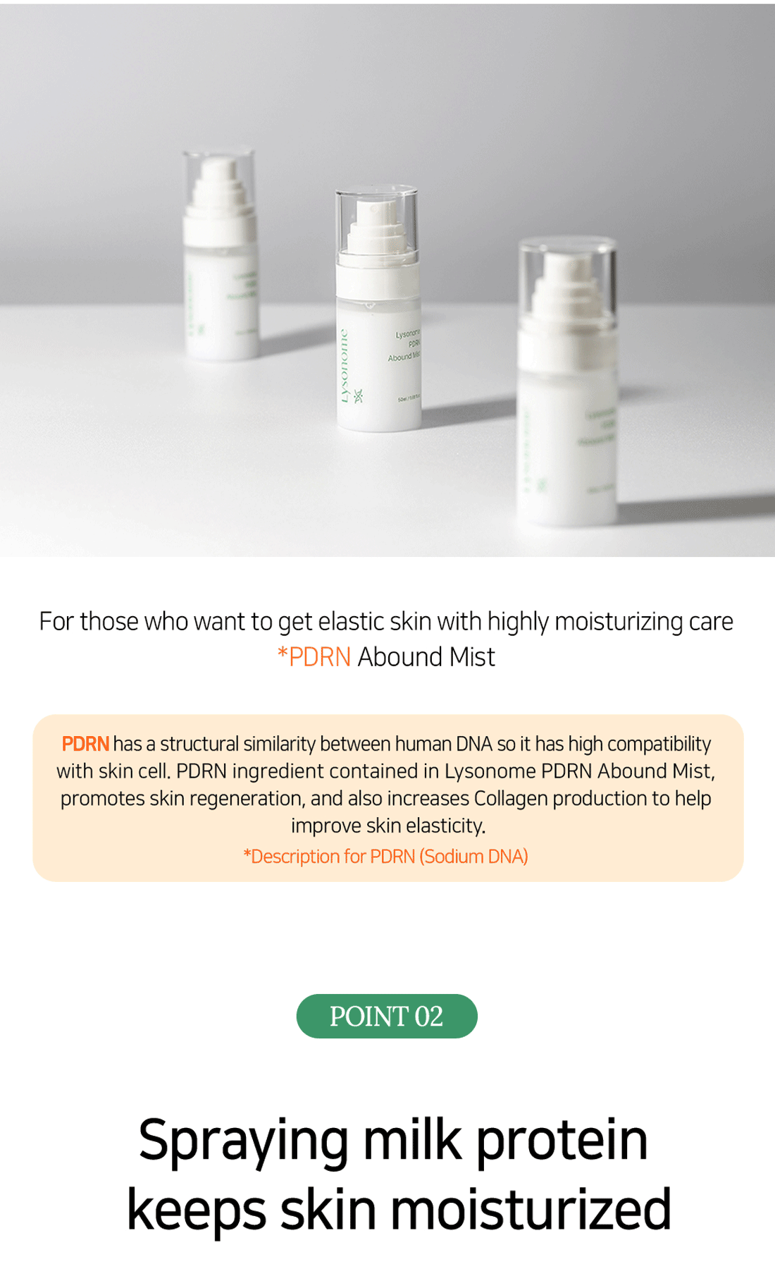 Lysonome PDRN Abound Mist