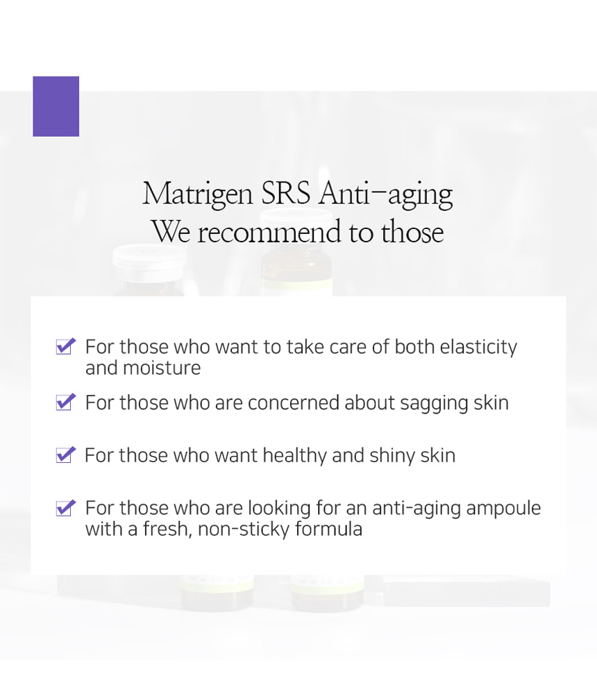 SRS Anti-aging